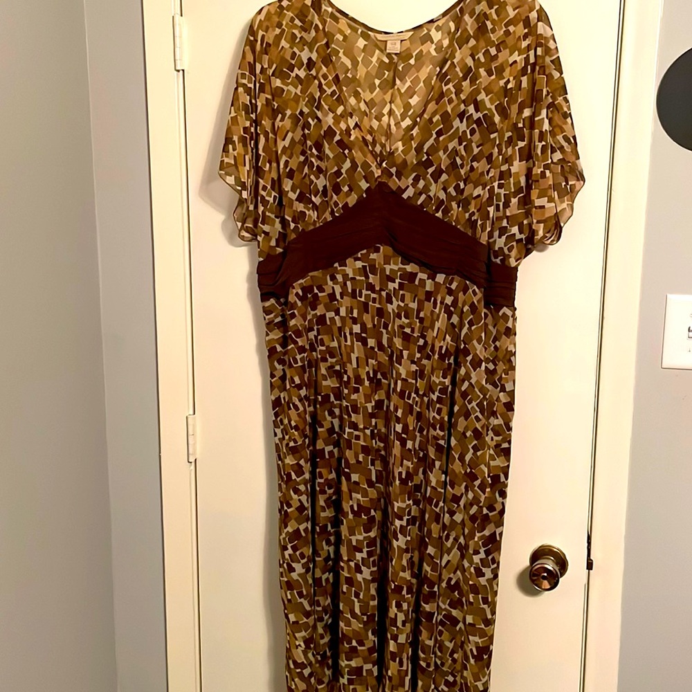 Autumn Squared Casual Dress Size 22W